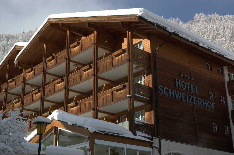 Wellnesshotel Schweizerhof Saas Fee Eksteriør billede